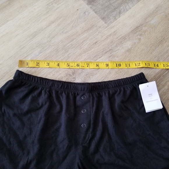 NWT Auden Black Jersey Pajama Shorts Size XS - Picture 3 of 7
